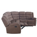 Sofá seccional reclinable Austin café