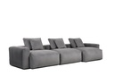 Sofá modular derecho Dante gris