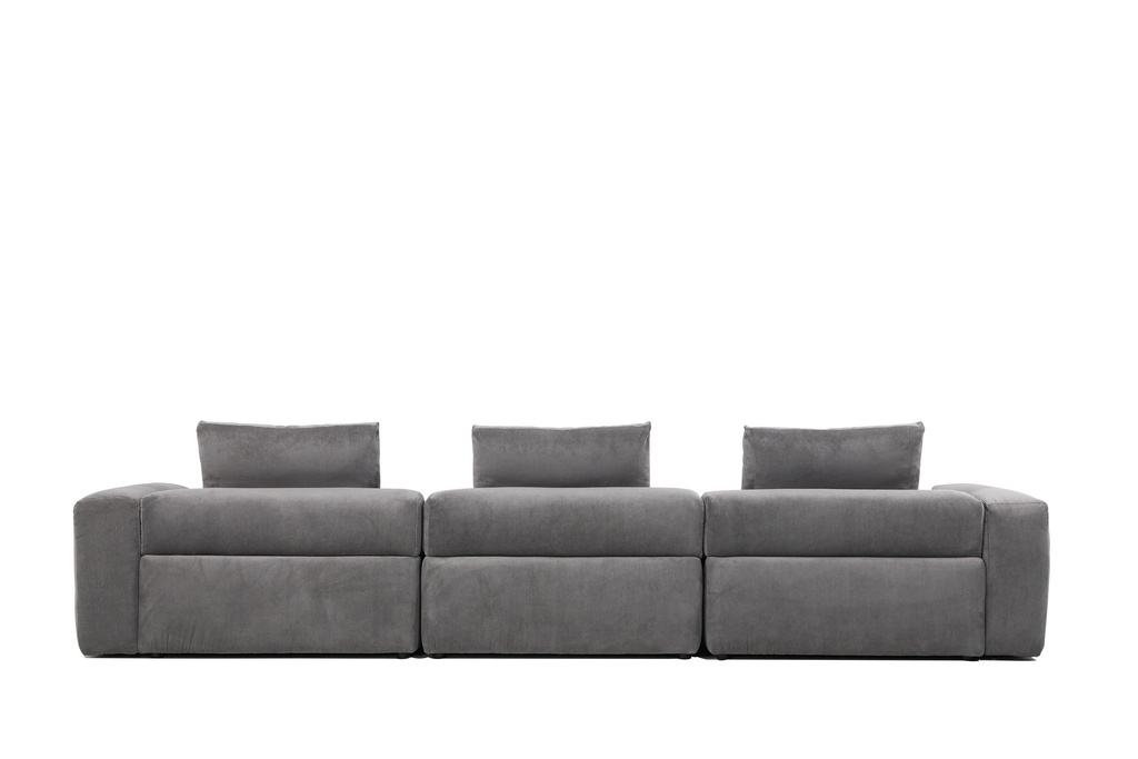 Sofá modular derecho Dante gris