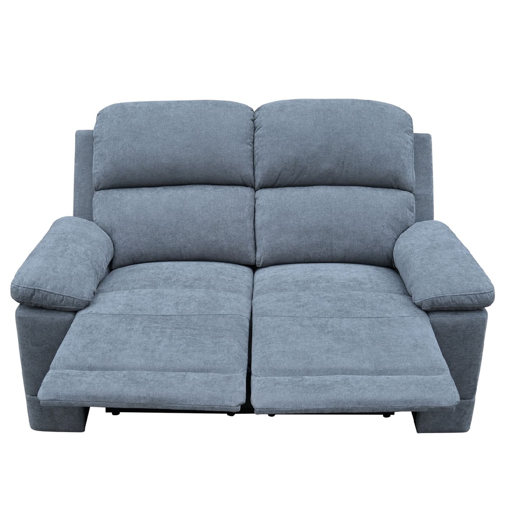 Sofá reclinable 2 cuerpos Mark gris