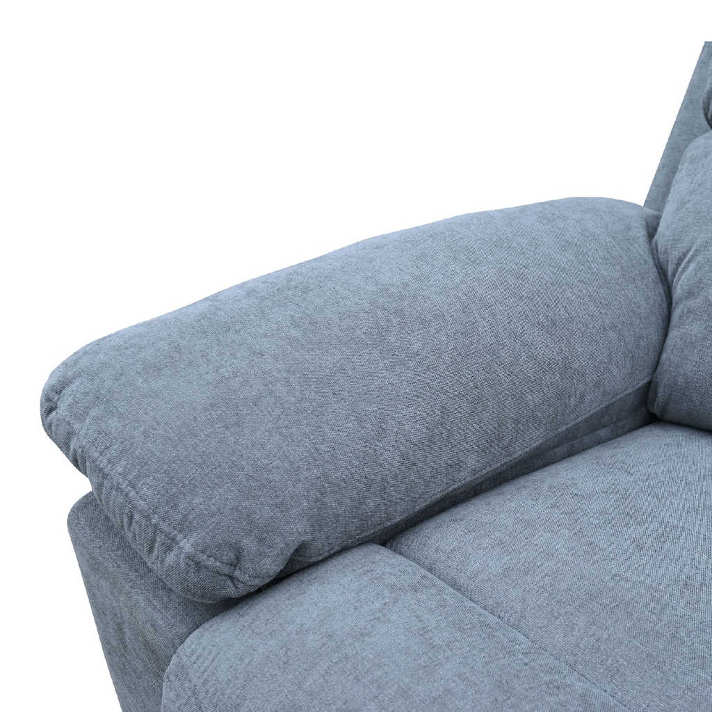 Sofá reclinable 3 cuerpos Mark gris