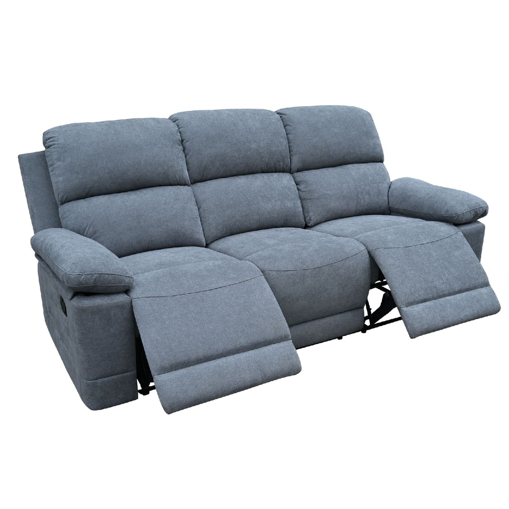 Sofá reclinable 3 cuerpos Mark gris