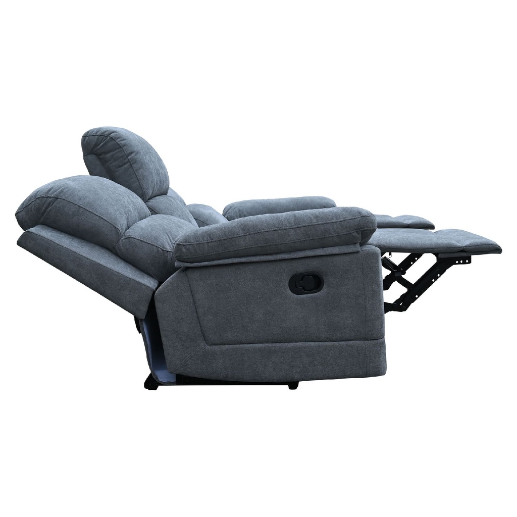 Sofá reclinable 3 cuerpos Mark gris