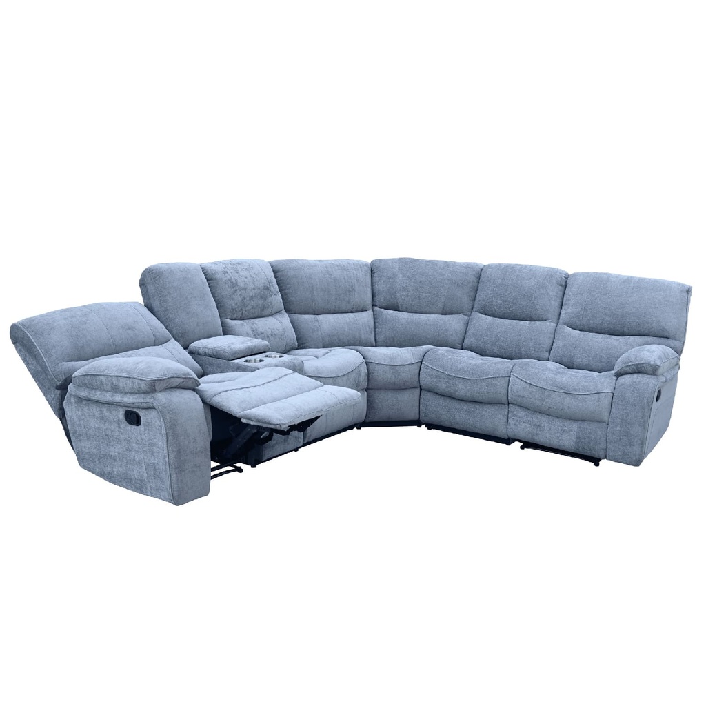 Sofá modular reclinable Connor gris