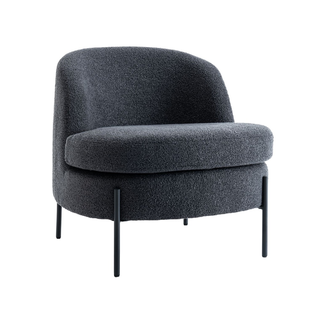 Poltrona Greta gris oscuro