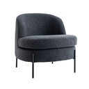 Poltrona Greta gris oscuro