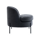 Poltrona Greta gris oscuro