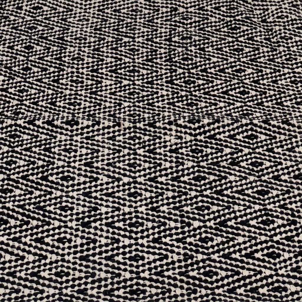 Alfombra diamante BN 80x120cm