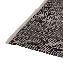 Alfombra diamante BN 80x120cm