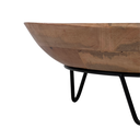 Fuente madera con pedestal 40cm
