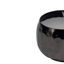Vela con bowl negro 7cm