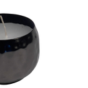 Vela con bowl negro 7cm