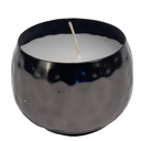 Vela con bowl negro 7cm
