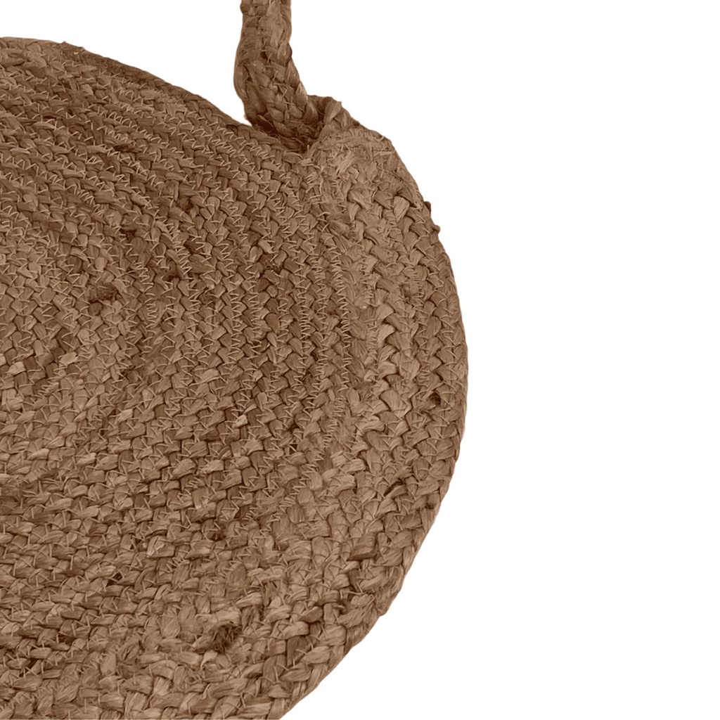 Bolso yute redondo 35cm