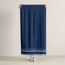 Toalla de baño Lumina 500gr 86x150cm Azul Marino/Azul