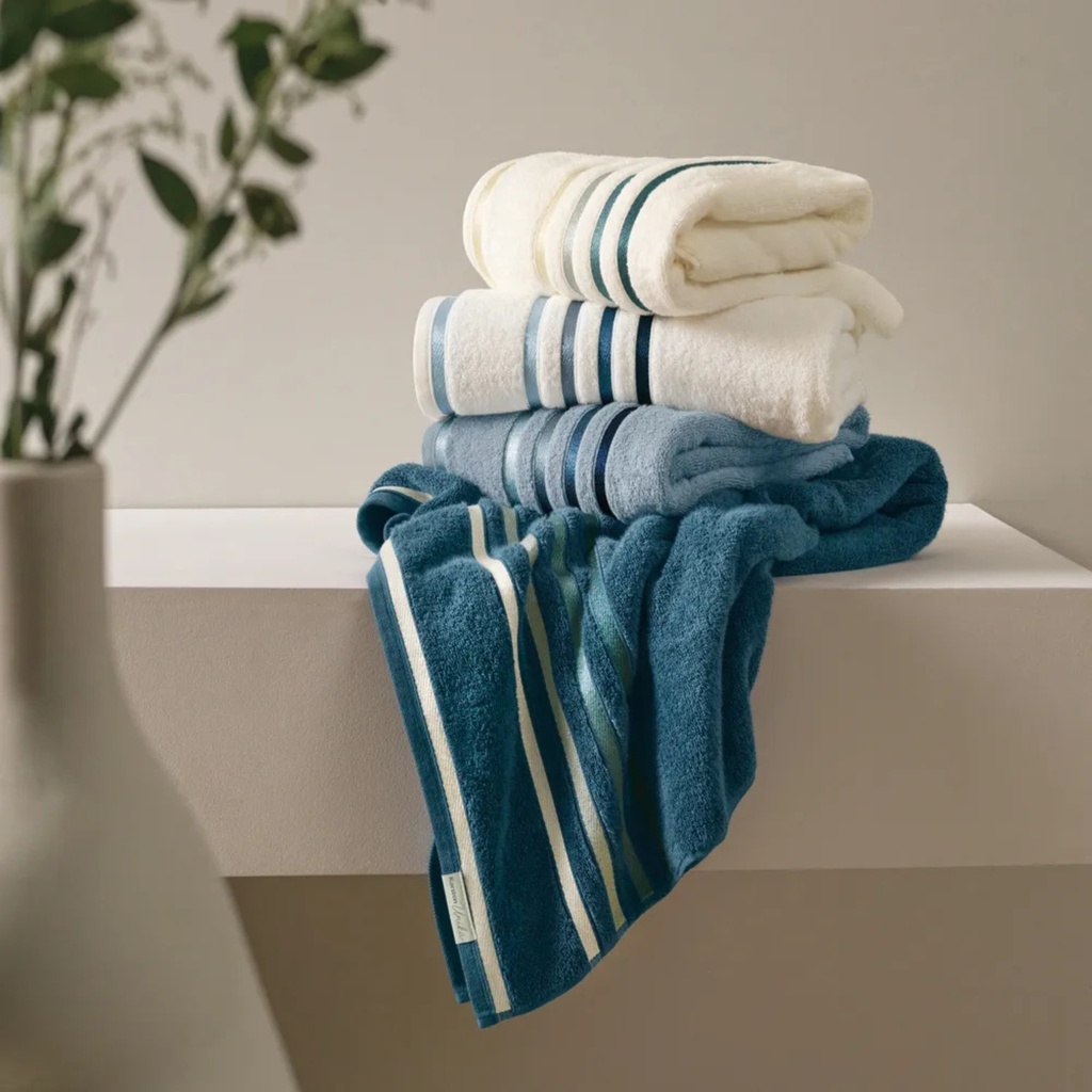 Toalla de baño Lumina 500gr 86x150cm Azul Marino/Azul