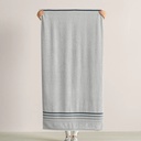 Toalla de baño Lumina 500gr 86x150 cm Gris Perla/Gris