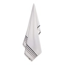 Toalla de baño Lumina 500gr 86x150cm Blanca/Gris