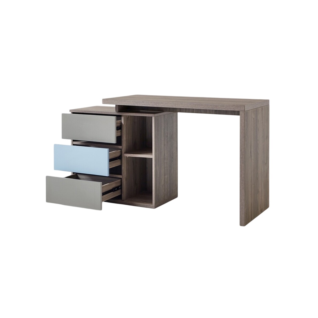 Escritorio Doble Levis 238x55x77 gris