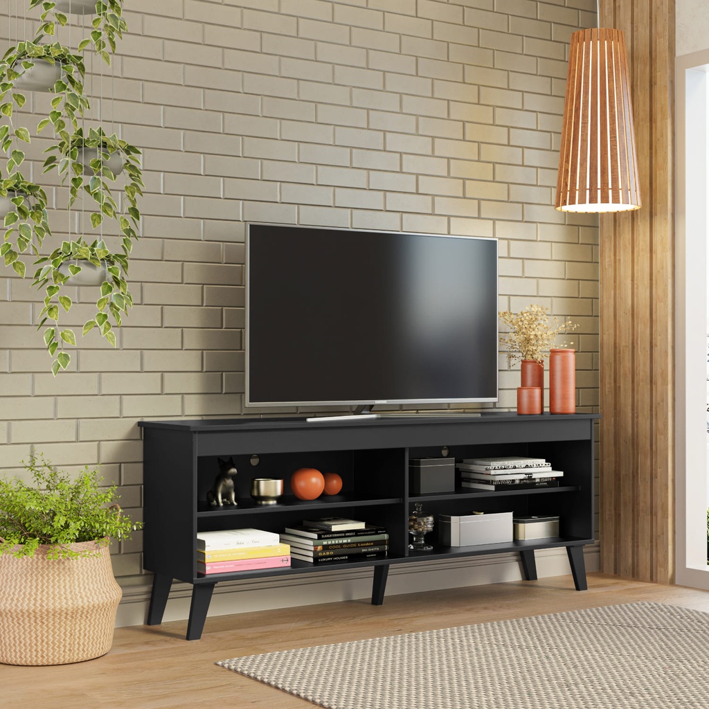 Rack TV 65" Turim negro
