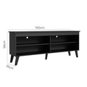 Rack TV 65" Turim negro