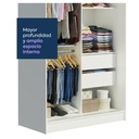 Closet Tokio 2 puertas blanco
