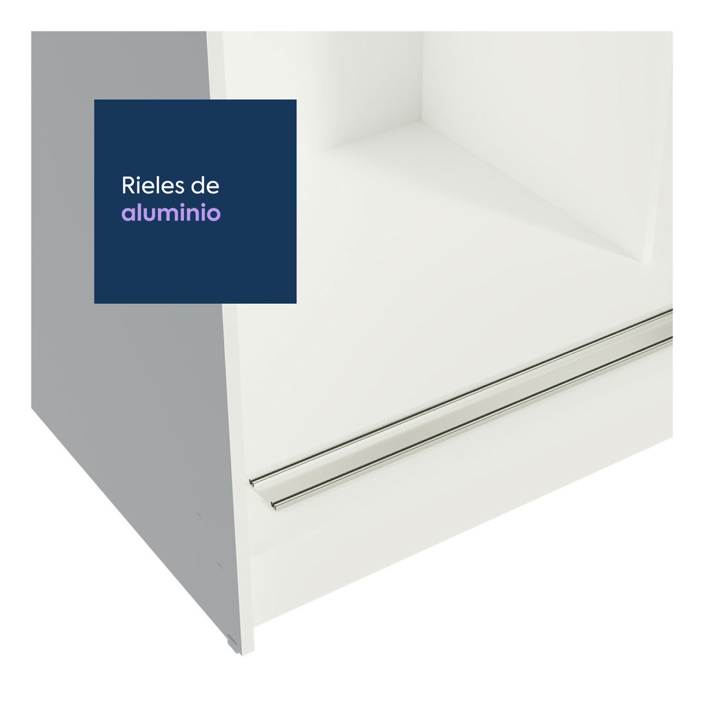 Closet Tokio 2 puertas blanco