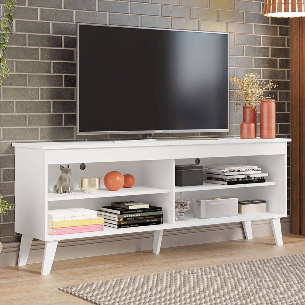Rack TV 65" Turim blanco