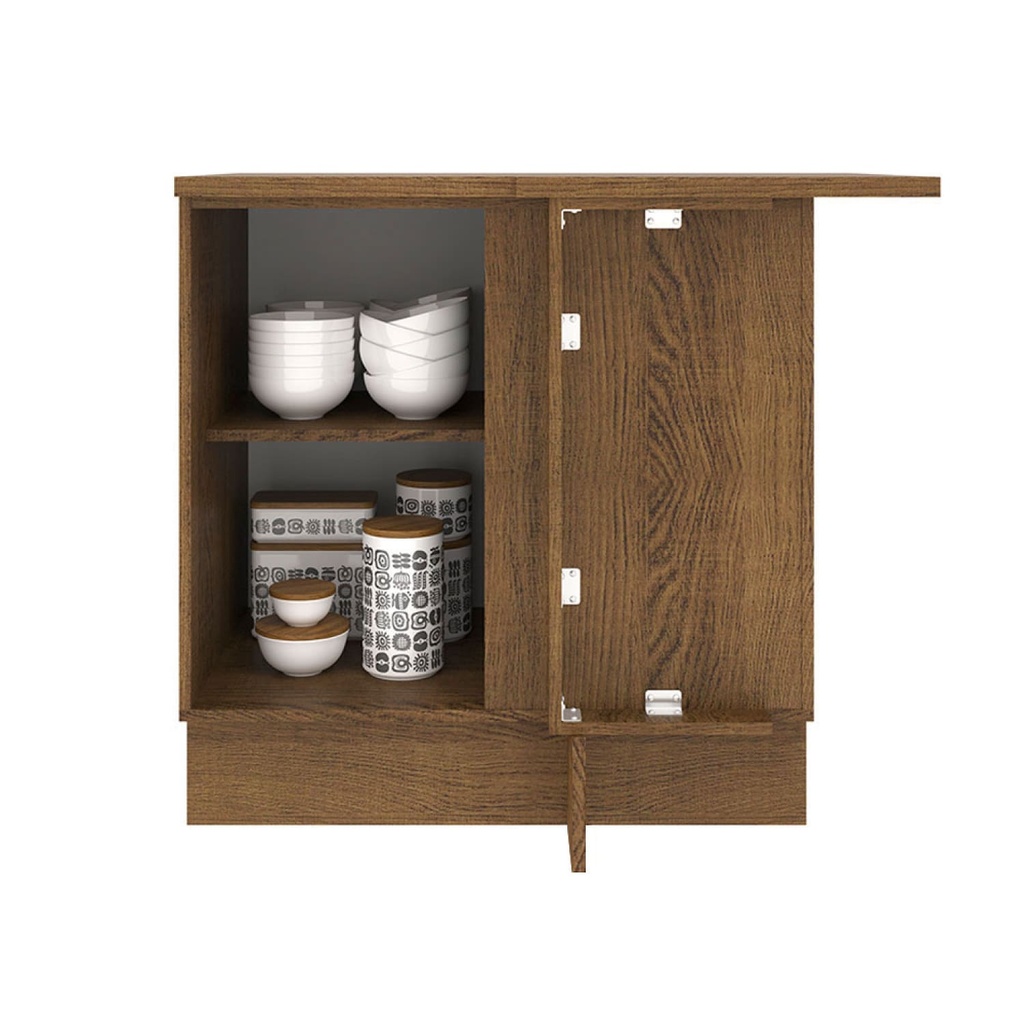 Base esquinero Agata gris 1 puerta 94cm