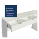 Tocador Carly 3 cajones blanco