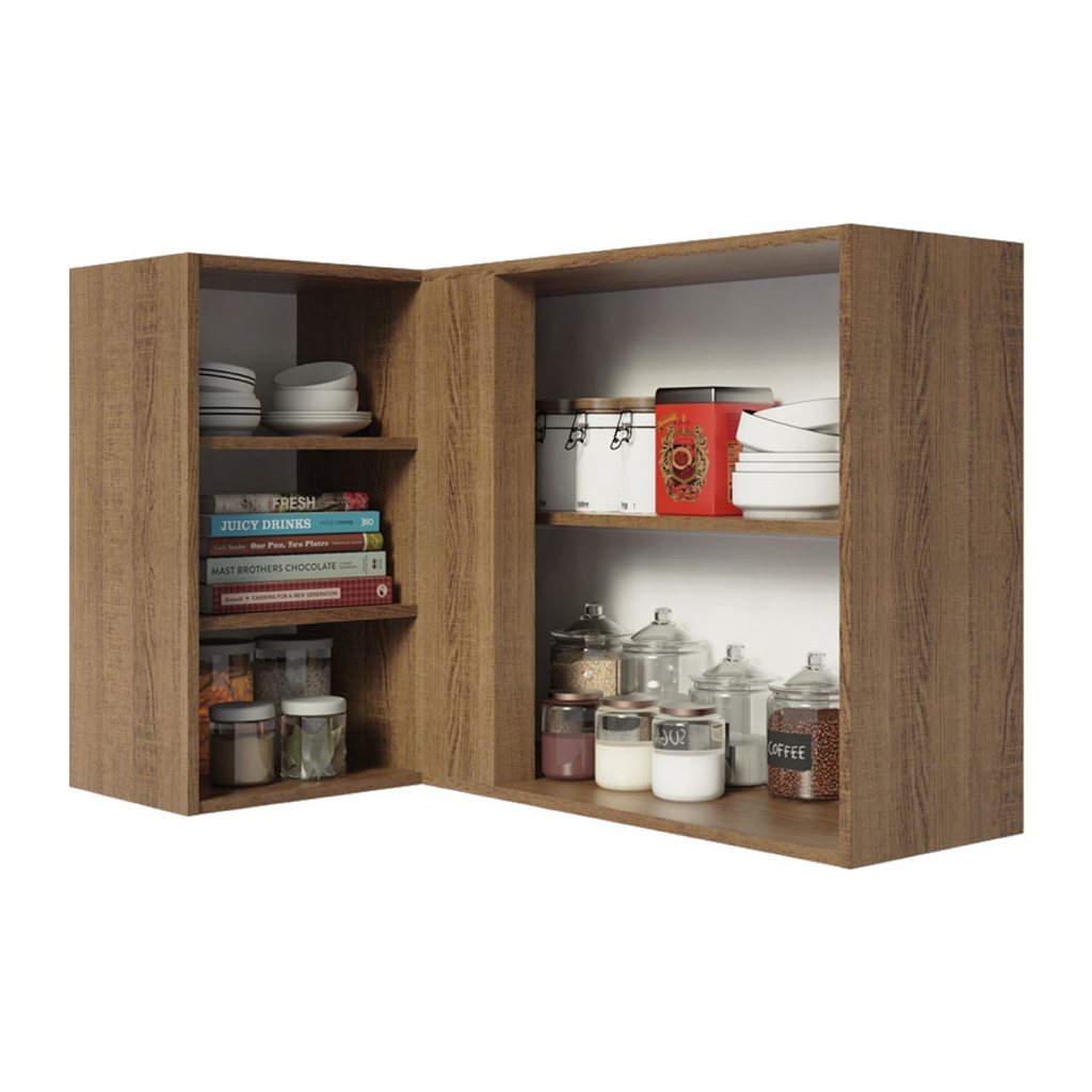 Aéreo esquinero Agata gris 1 puerta 102cm