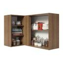 Aéreo esquinero Agata gris 1 puerta 102cm