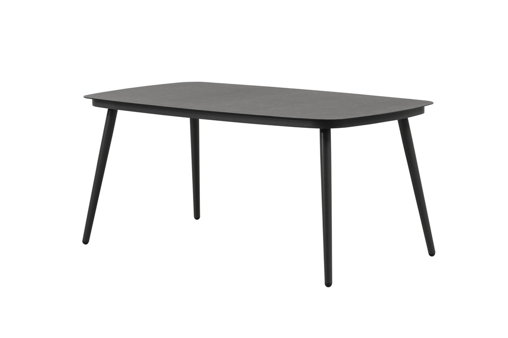Juego comedor terraza 6 sillas Concord gris oscuro