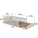 Cama Montessori 190x90cm