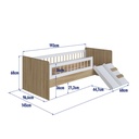 Cama 1 plaza Affeto 190x90cm