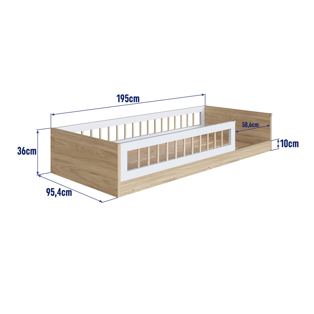 Cama Montessori Affeto 190x90cm