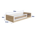 Cama Montessori Affeto 190x90cm