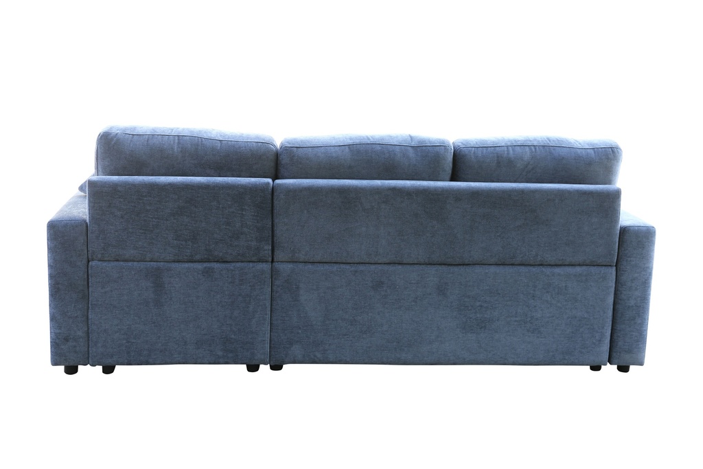 Sofá cama 3 cuerpos James azul