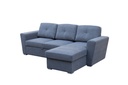Sofá cama seccional Asher gris oscuro