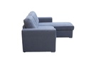 Sofá cama seccional Asher gris oscuro