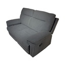 Sofá reclinable 2 cuerpos Small grafito
