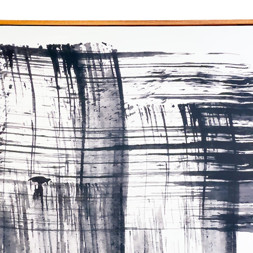 Cuadro abstracto trazos 80x120cm