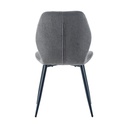 Silla comedor Maibe gris oscuro