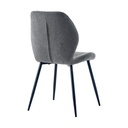 Silla comedor Maibe gris oscuro