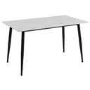 Mesa comedor 4 puestos Khissa blanco mate
