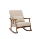 Silla mecedora Jane beige