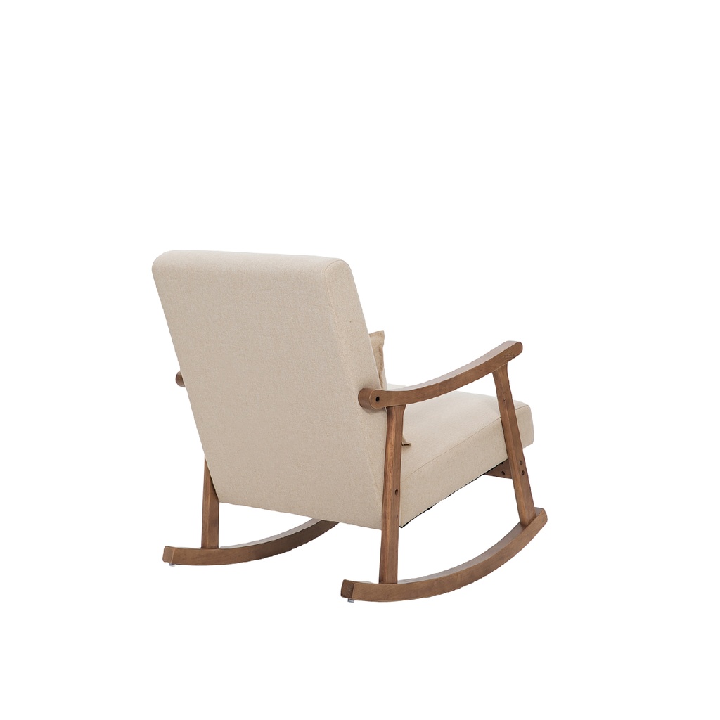 Silla mecedora Jane beige