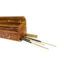 Porta Incienso Baul Madera 30x5,5x6,5cm
