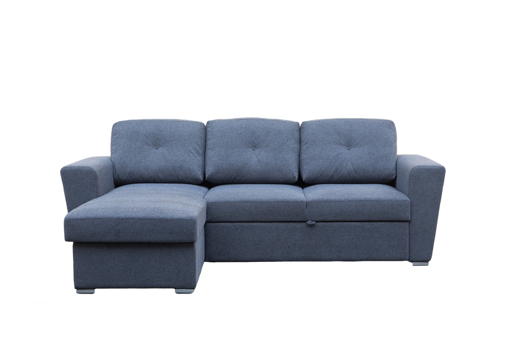 Sofá cama seccional Asher gris oscuro