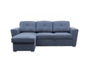 Sofá cama seccional Asher gris oscuro